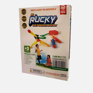 اسباب بازی موشک 11 قطعه لاکی تویز Lucky Toys سری راکی RUCKY مدل 1151_اسباب بازی
